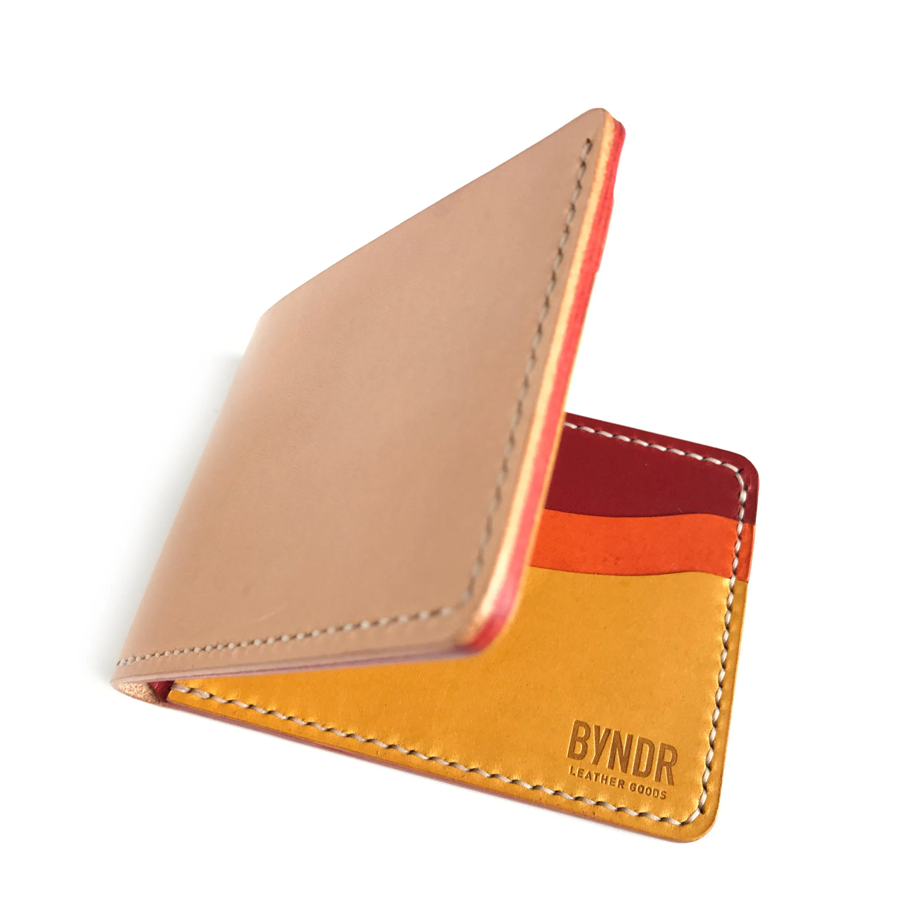 6-Pocket Billfold - Natural   Orange   Red   Yellow