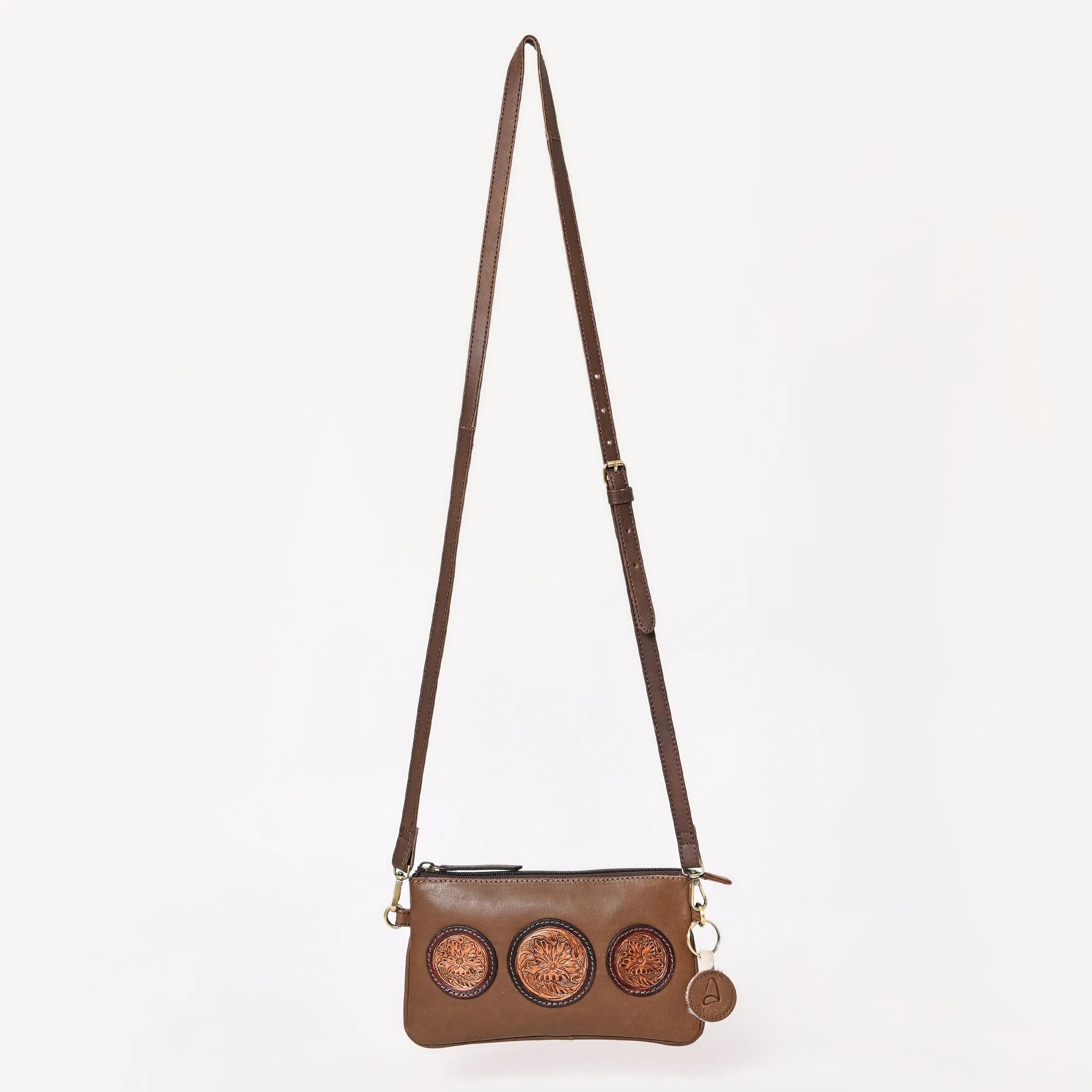 A&A-988 Montana West Genuine Oily Calf Collection Clutch/Crossbody