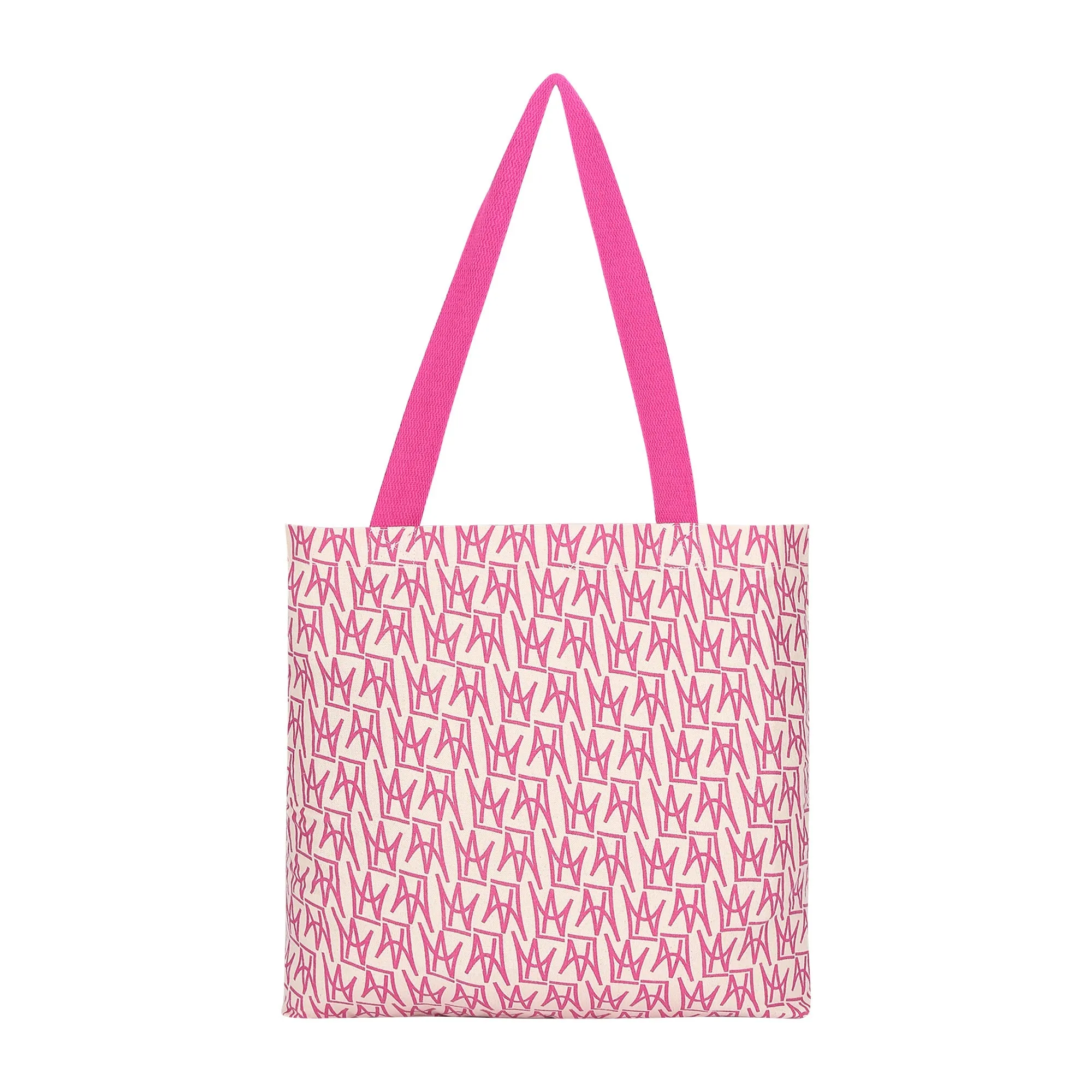 Accessorize London Women's Pink Crown Print Shopper Bag