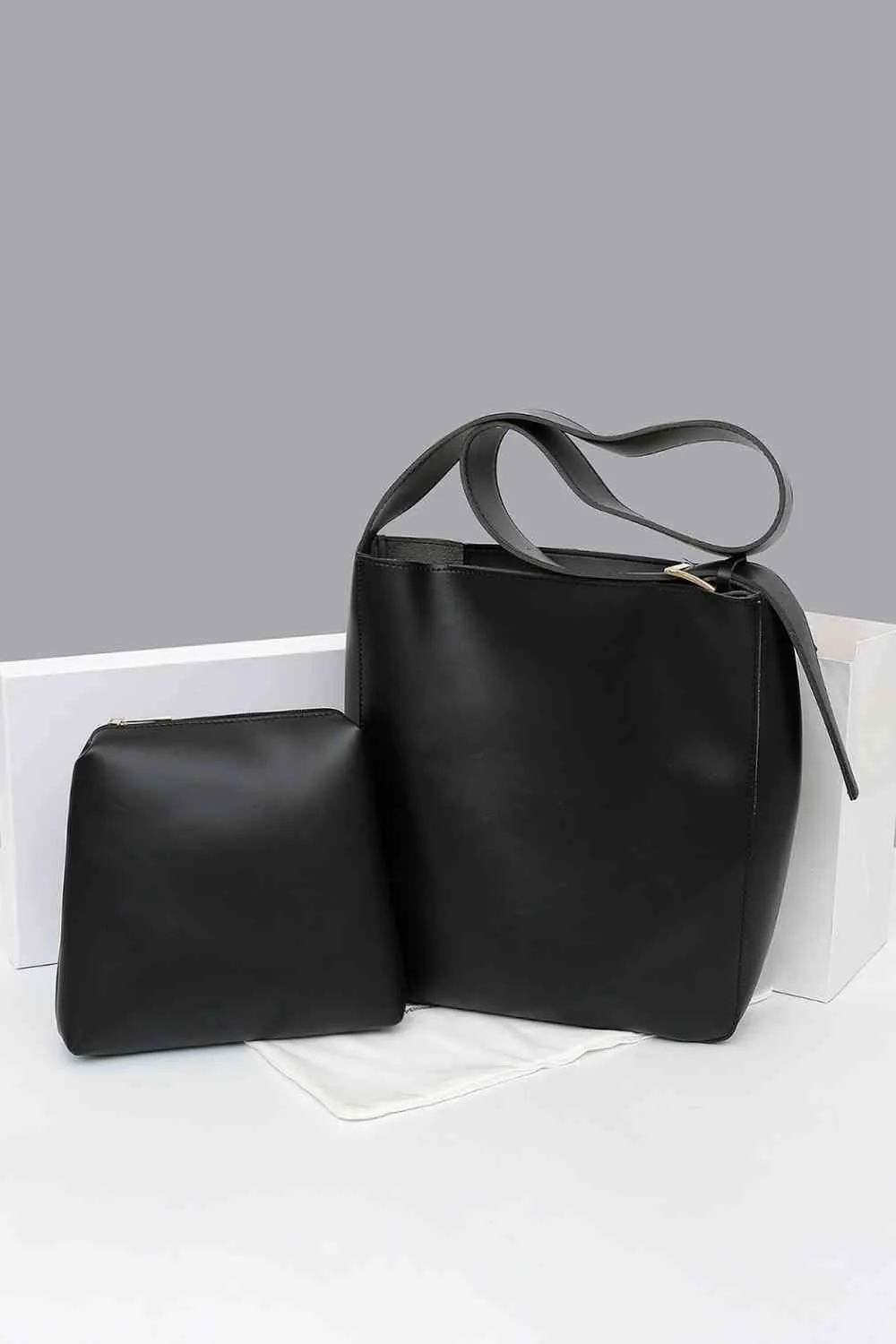 Adored 2-Piece PU Leather Tote Bag Set