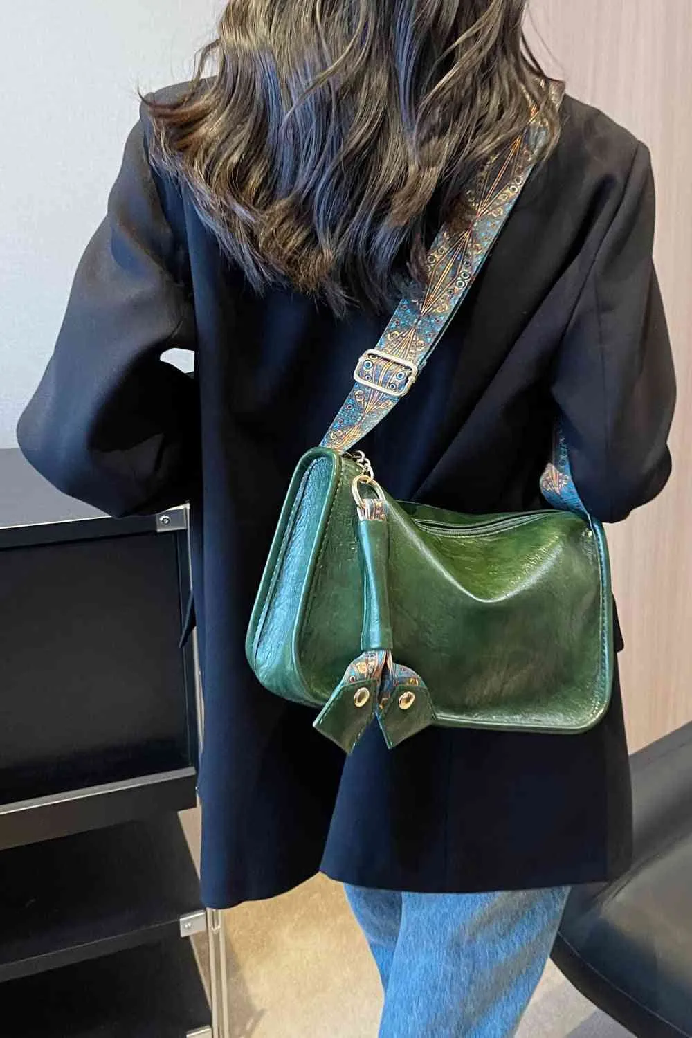 Adored PU Leather Shoulder Bag