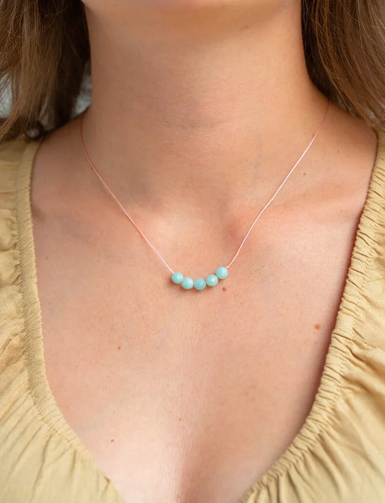 Amazonite Big Wishes Necklace for Courage