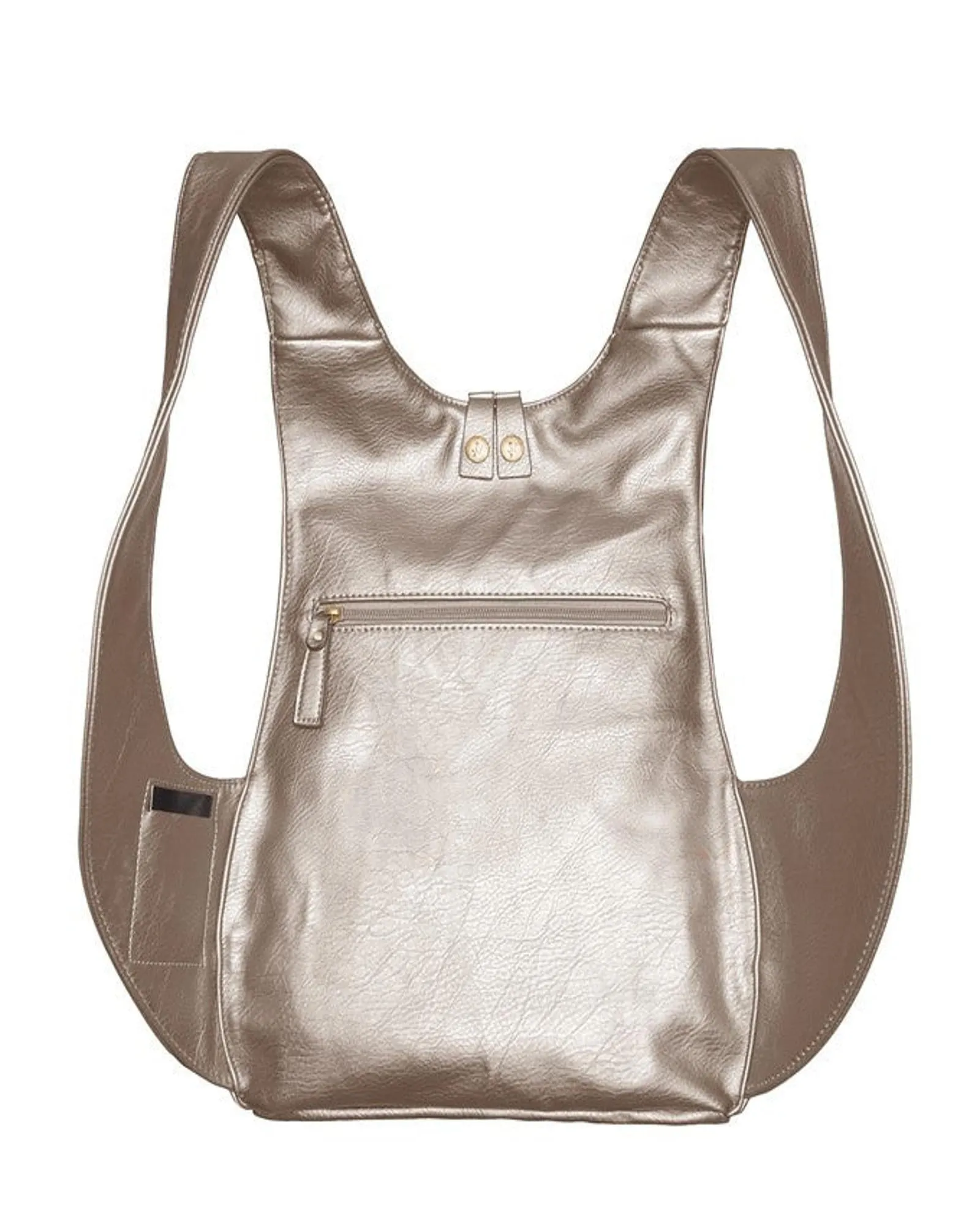 ARSAYO The Original Vegan Backpack | Champagne Metallic