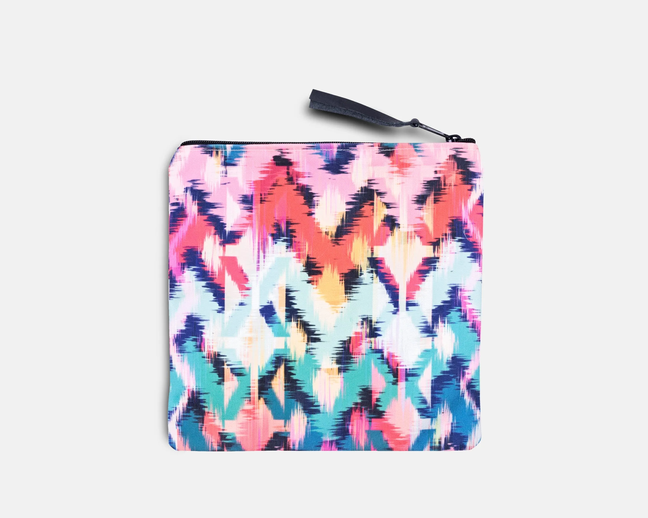 Canvas Bikini Bag - Tropical Ikat Print