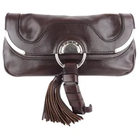 Celine Vintage Brown Leather Daydream Chain Bag