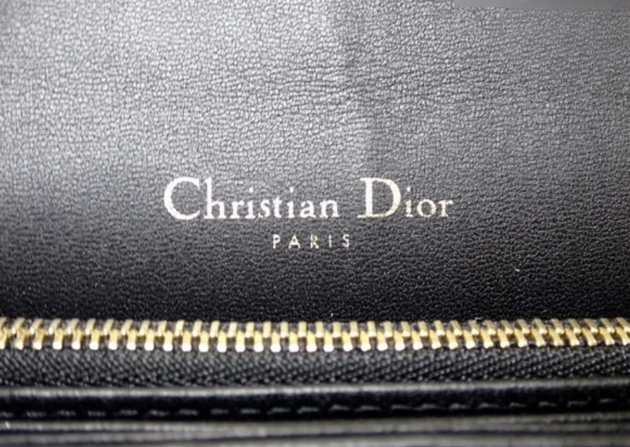 CHRISTIAN DIOR Cannage Lady Dior Pouch