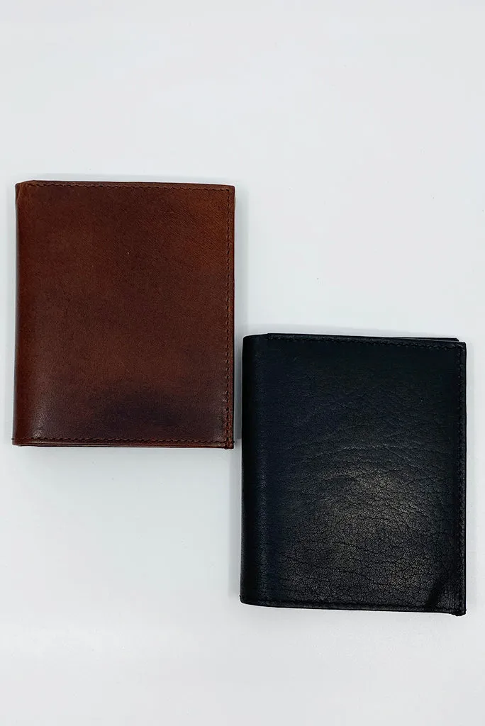 CNP HAWK SLIM WALLET, BLACK OR COGNAC