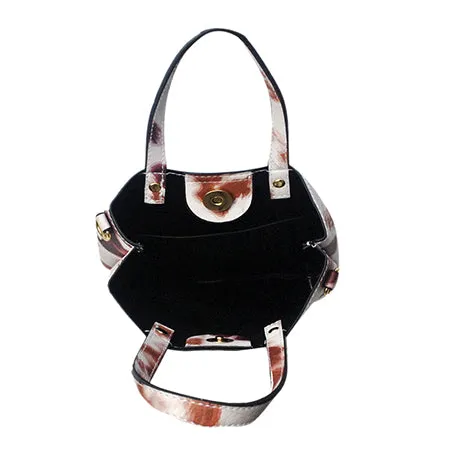 Cow Faux Leather NGIL Bucket Handbag