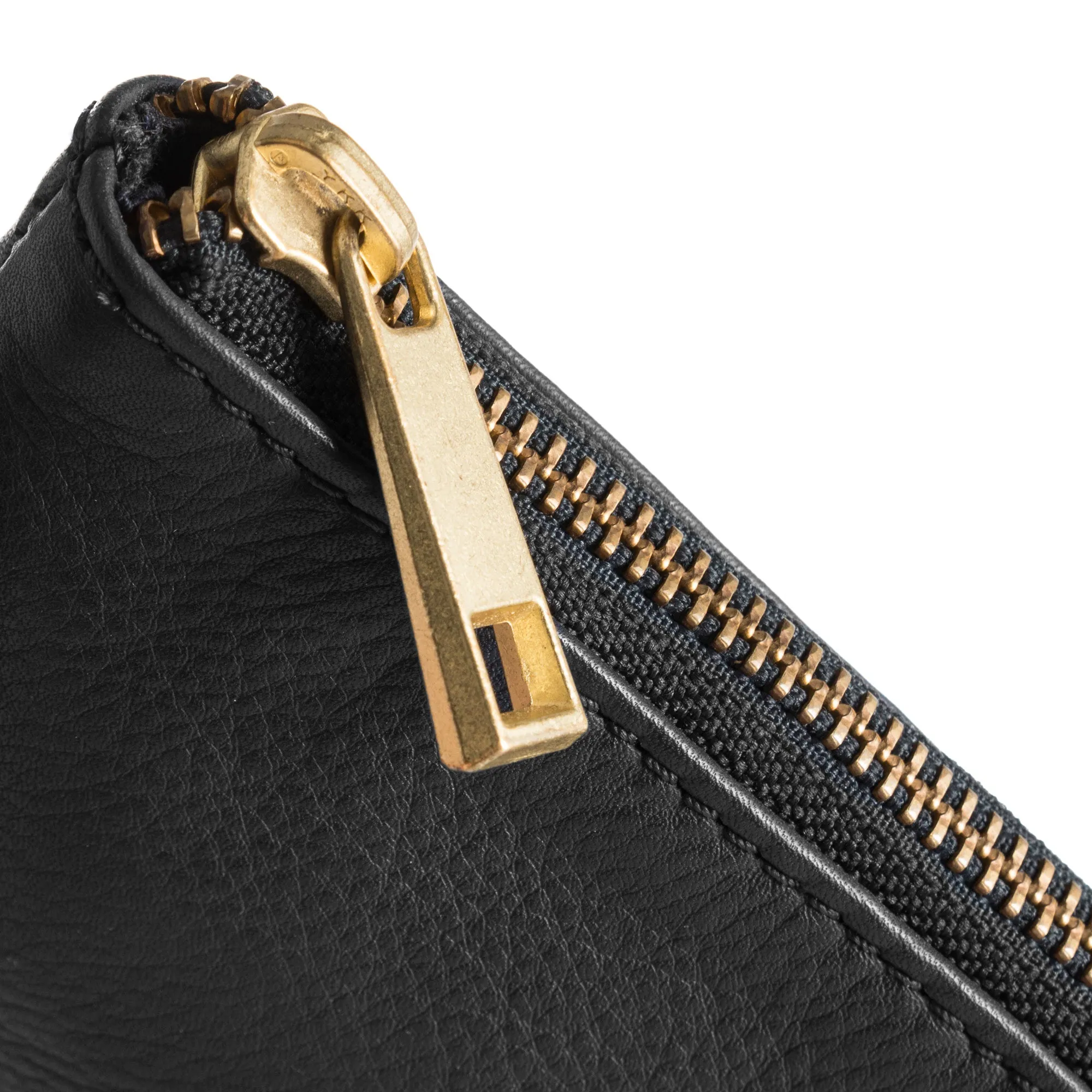 Depeche Leather Black Purse