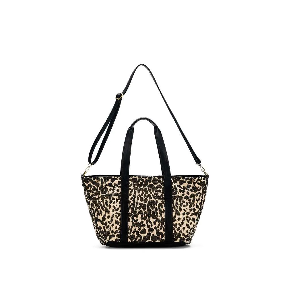 Donatella Leopard Bag