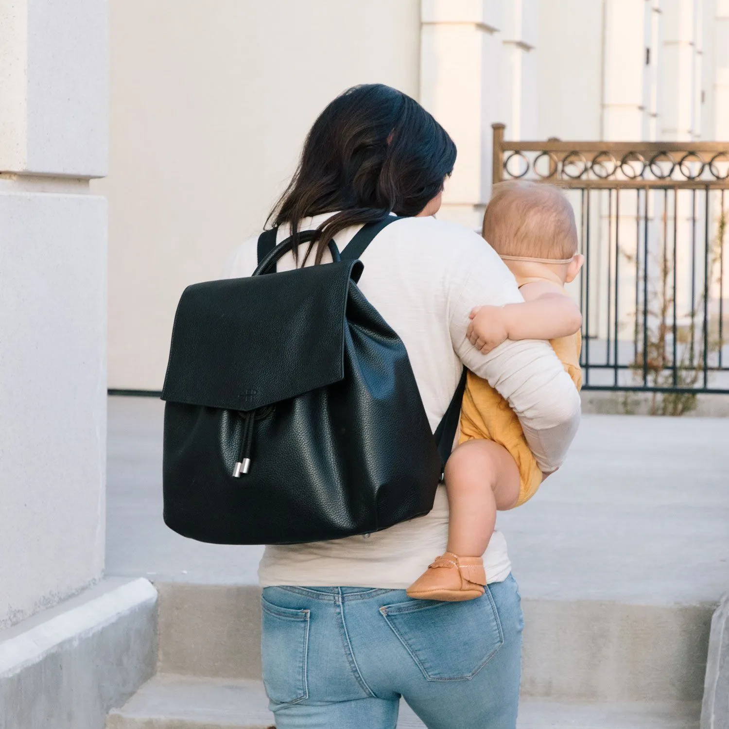 Ebony Drawcord Backpack