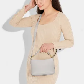 Evie Crossbody Bag in Cool Gray