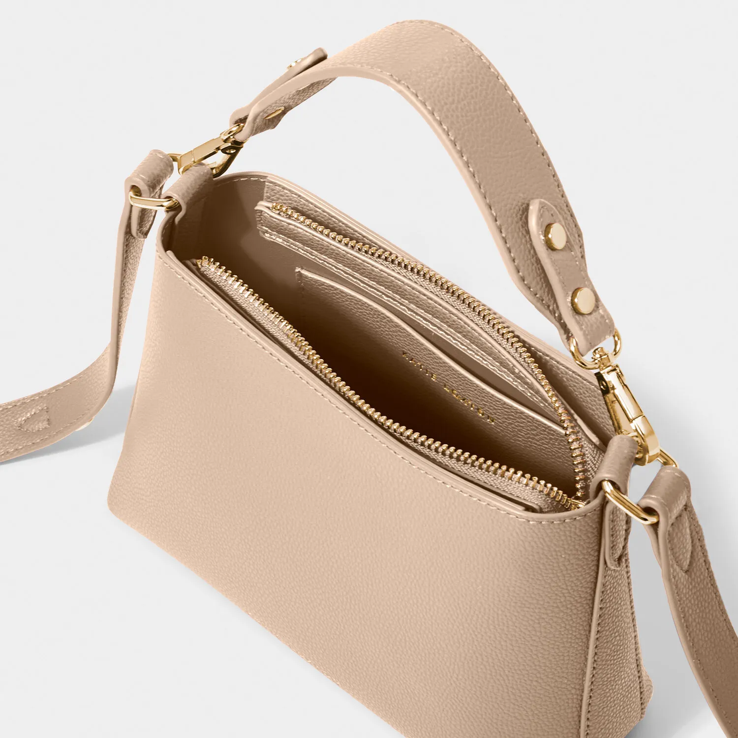 Evie Crossbody Bag in Soft Tan