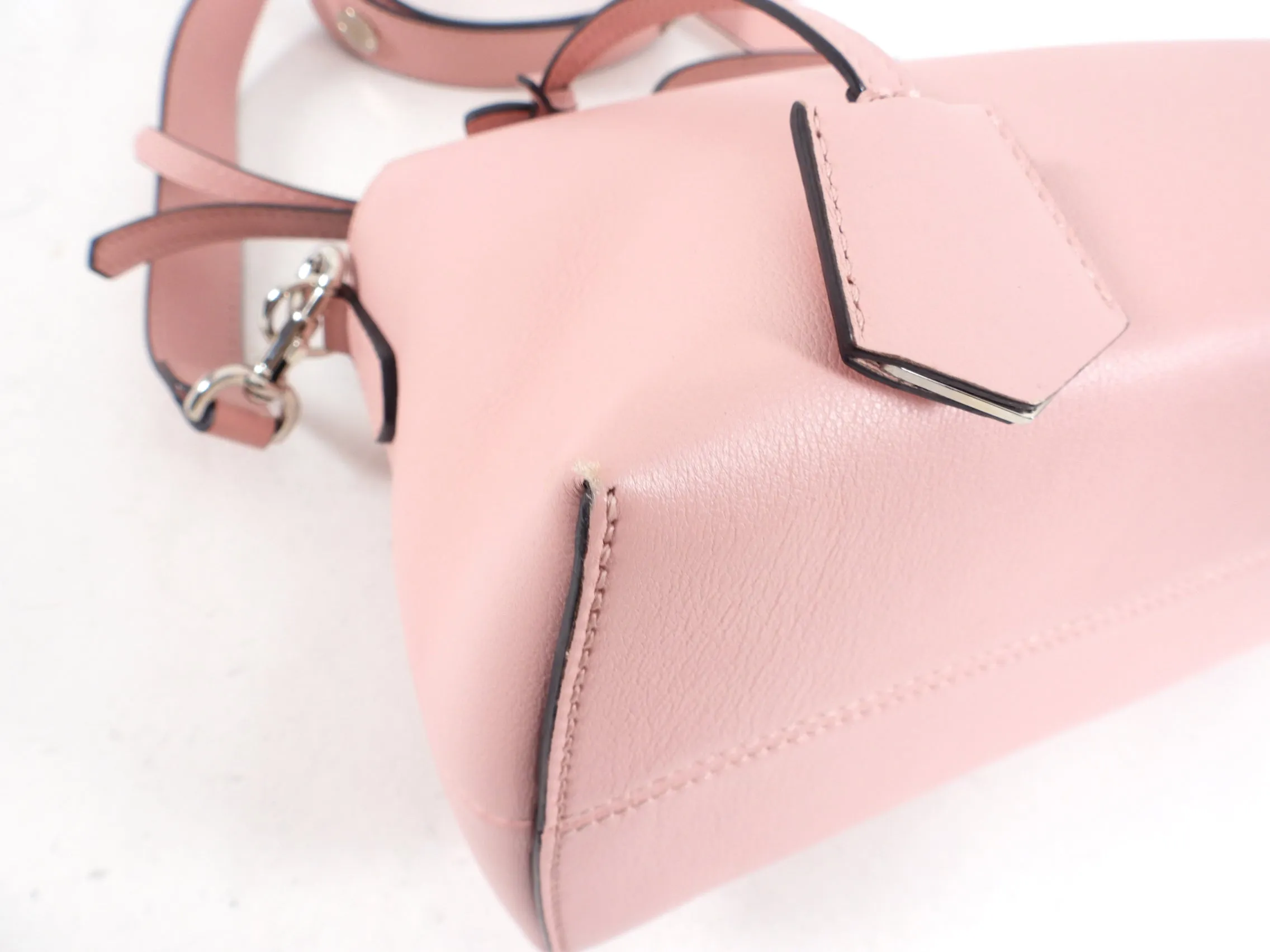 Fendi Light Pink Leather By The Way Medium Bag