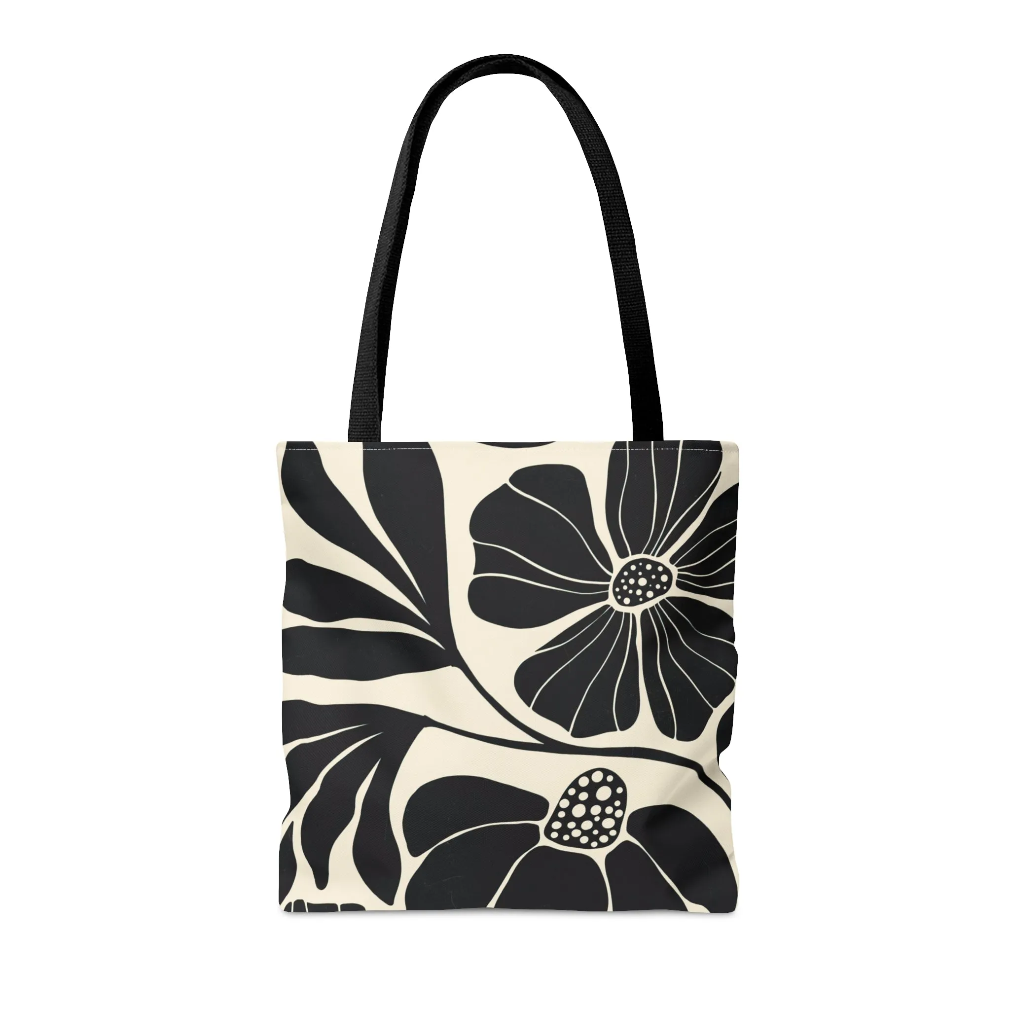 Flower Silhouette Tote Bag