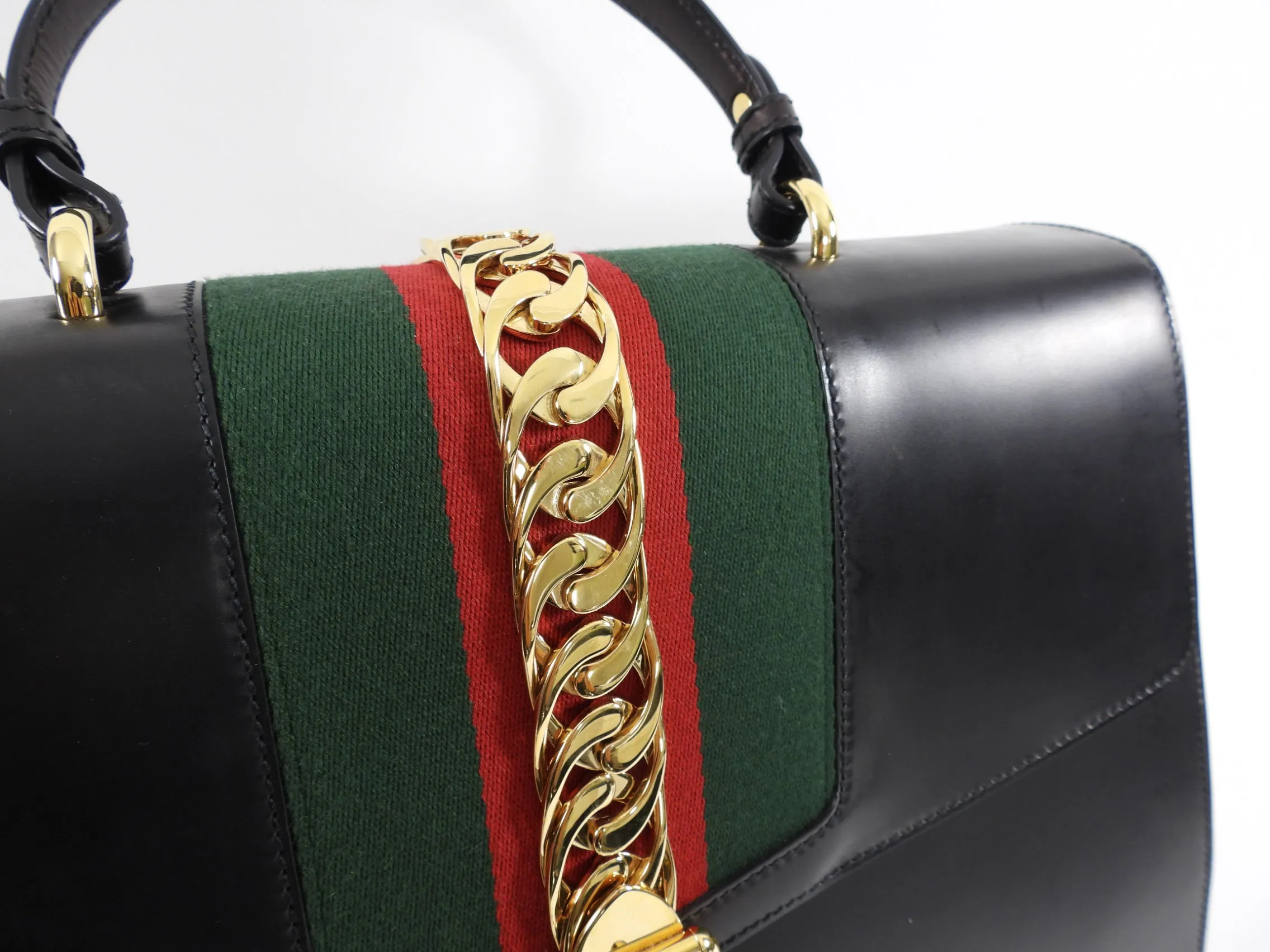 Gucci Maxi Sylvie Web Chain Two-Way Bag