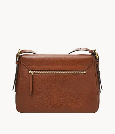 Harper Crossbody Handbag, Brown | Fossil