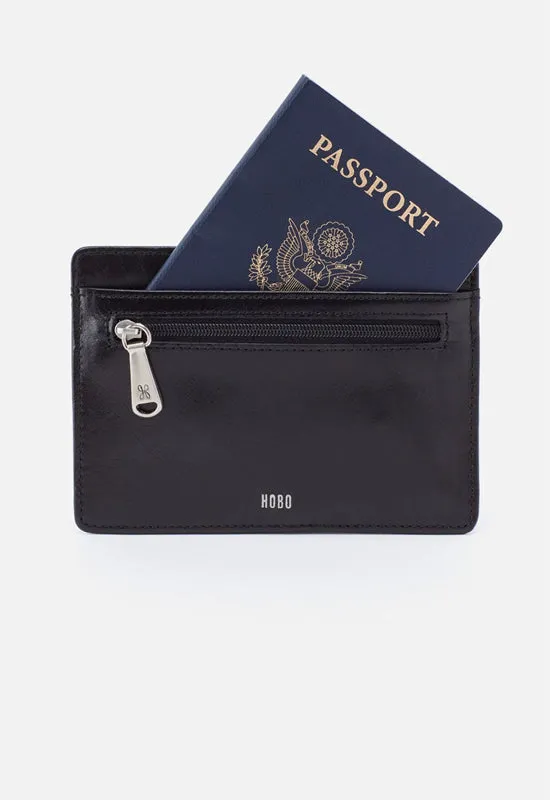 Hobo - Euro Slide Wallet Vintage Black Leather