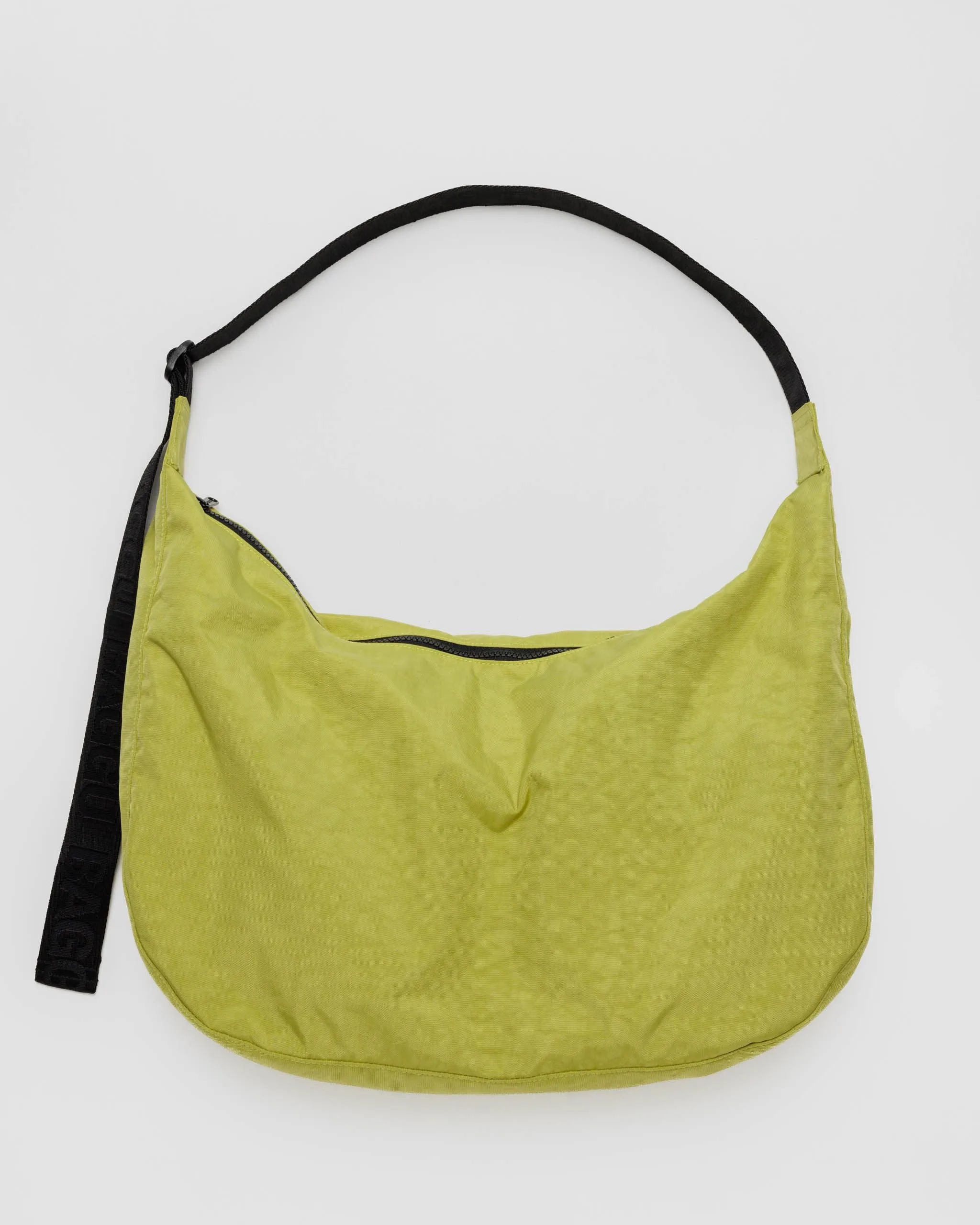 Large Nylon Crescent Bag - Lemongrass