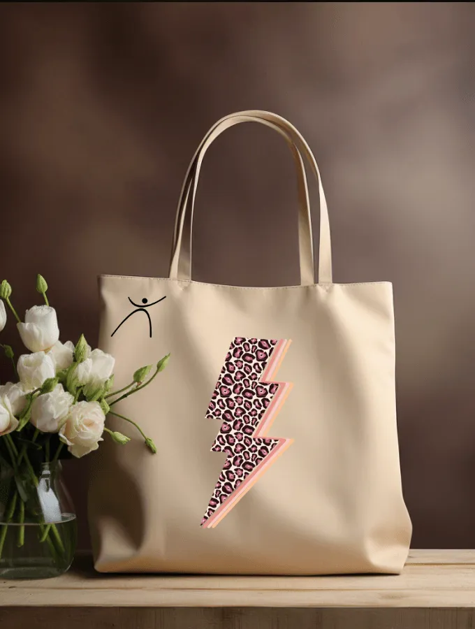 LIGHTENING LEOPARD TOTE