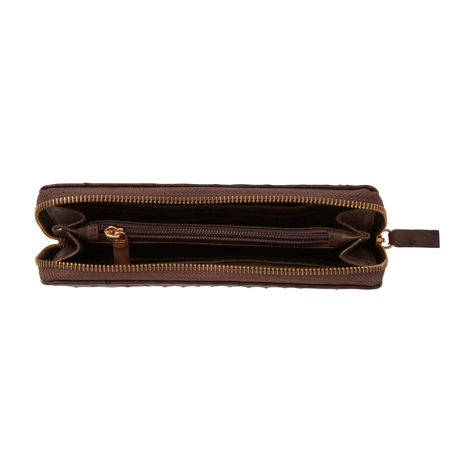 Long Zip Wallet :: Chocolate