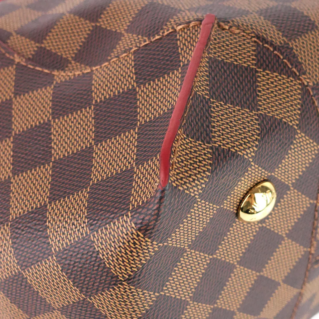 Louis Vuitton Caissa MM Damier Ebene Canvas Tote Bag