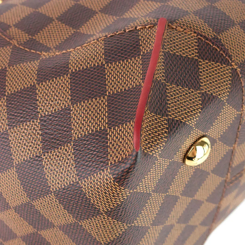 Louis Vuitton Caissa MM Damier Ebene Canvas Tote Bag