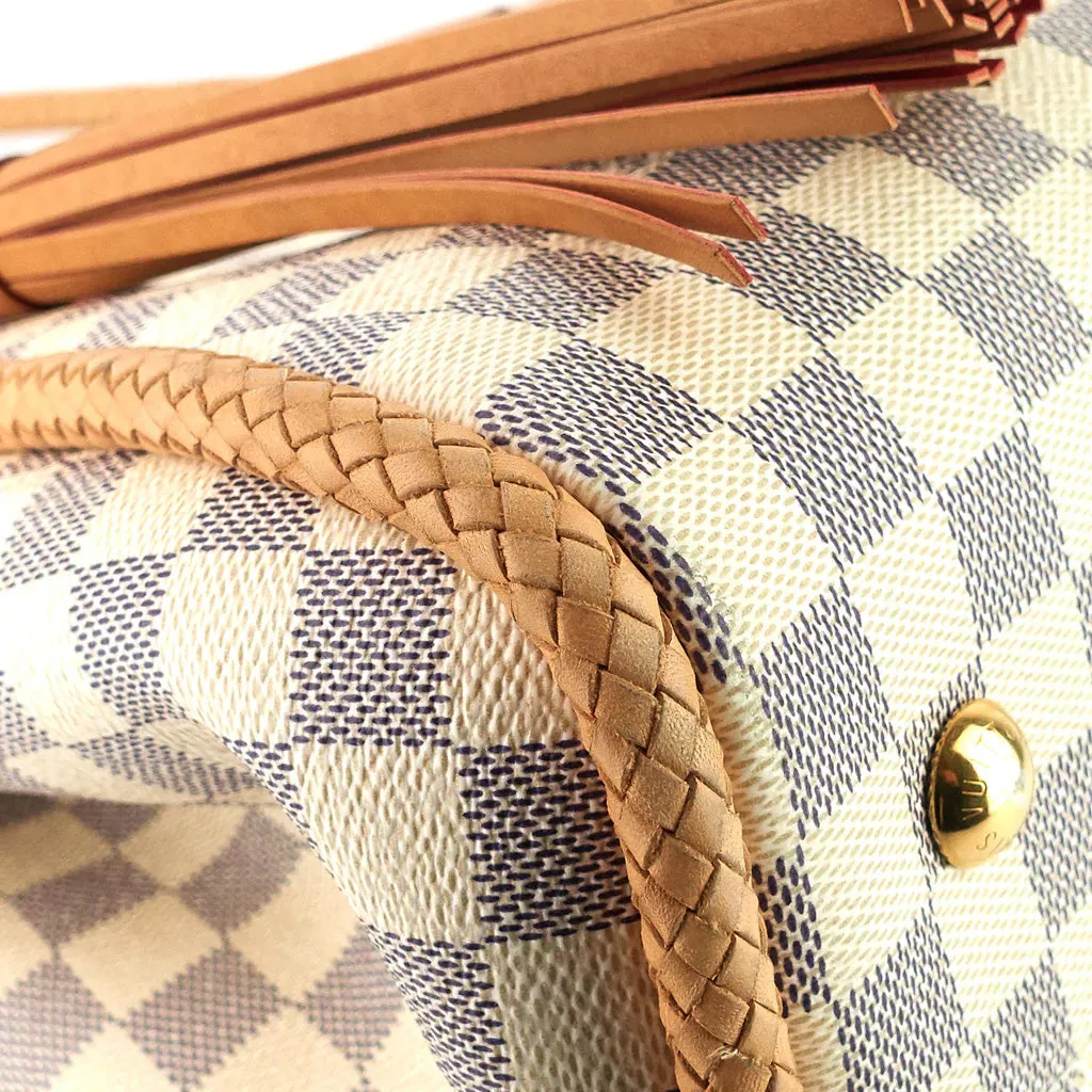 Louis Vuitton Propriano Damier Azur Canvas Tote Bag