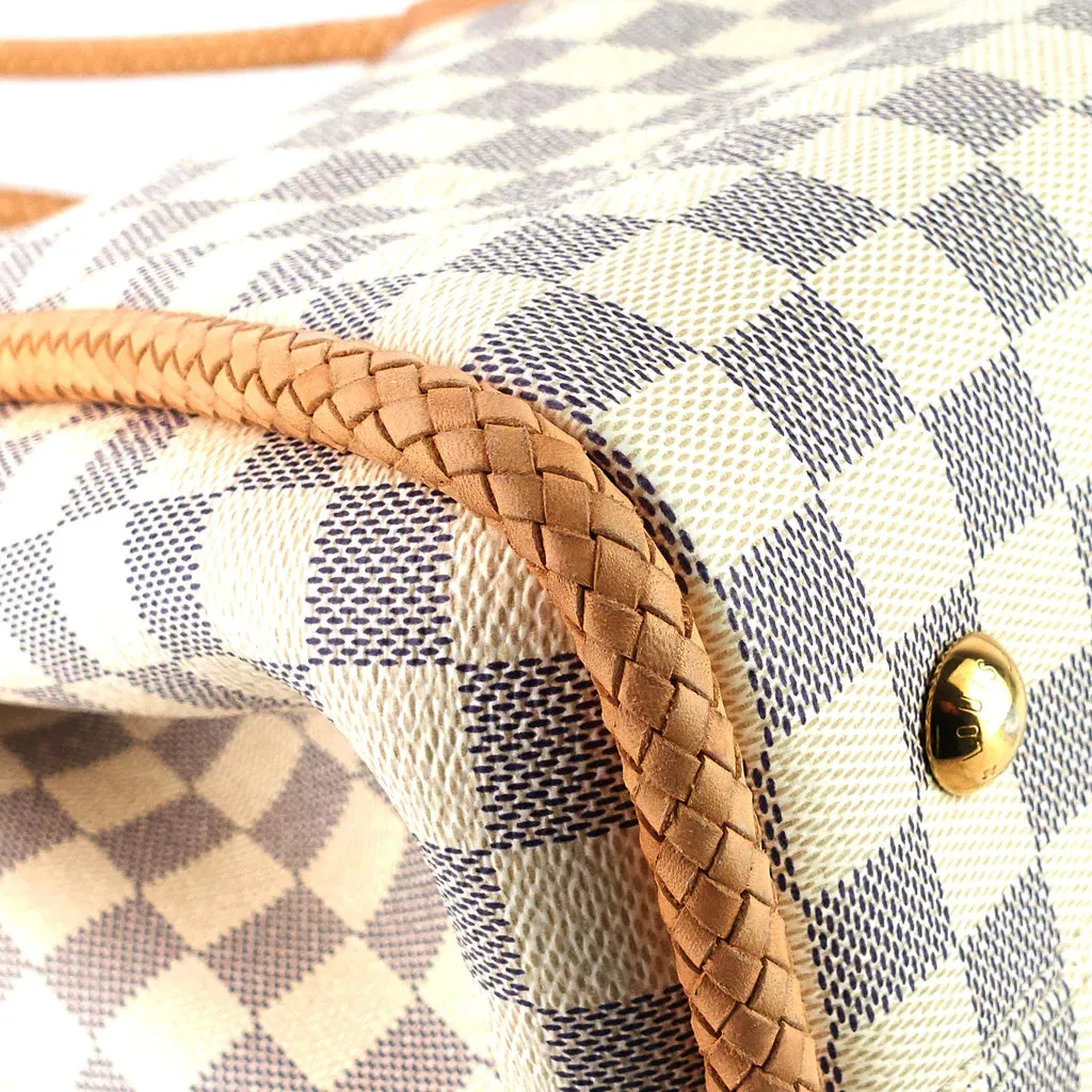 Louis Vuitton Propriano Damier Azur Canvas Tote Bag