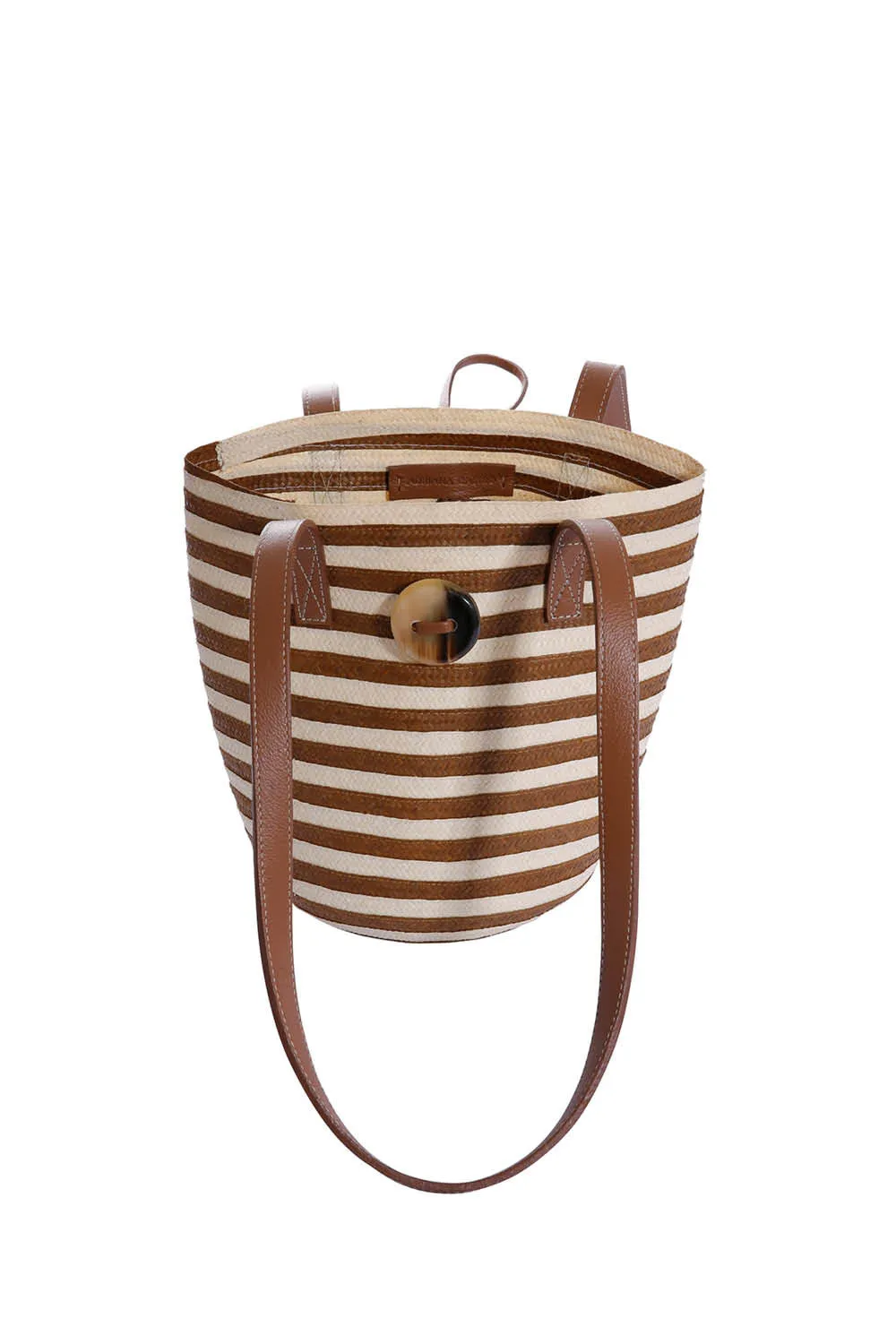 Marcial Mini Tote in Copper Stripe