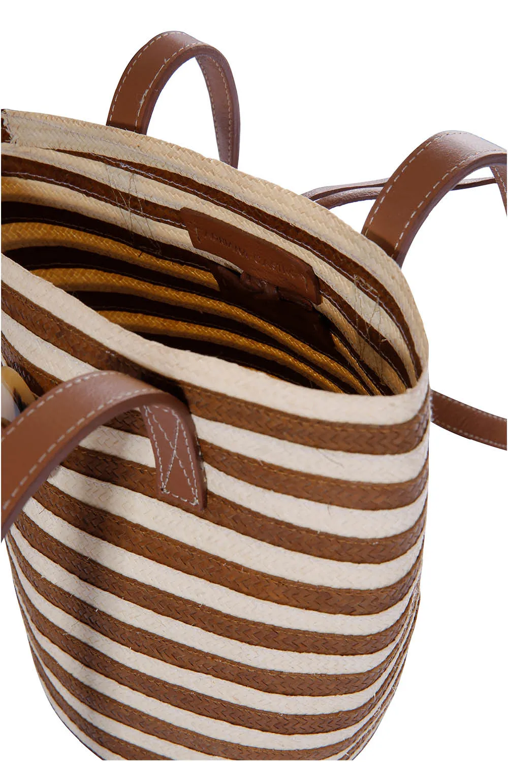 Marcial Mini Tote in Copper Stripe