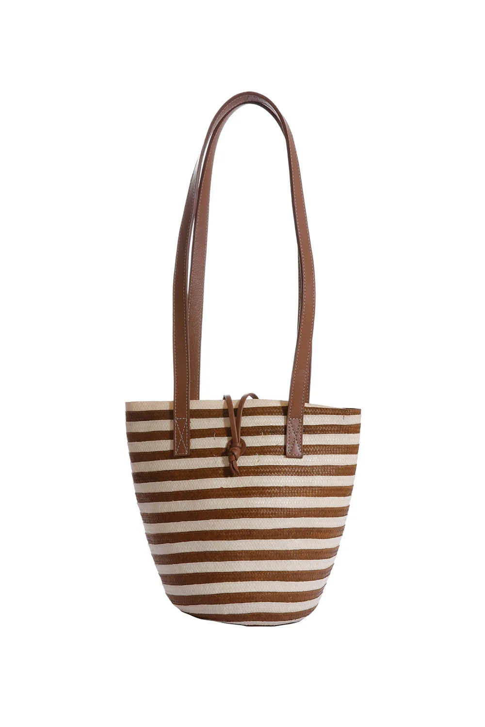 Marcial Mini Tote in Copper Stripe