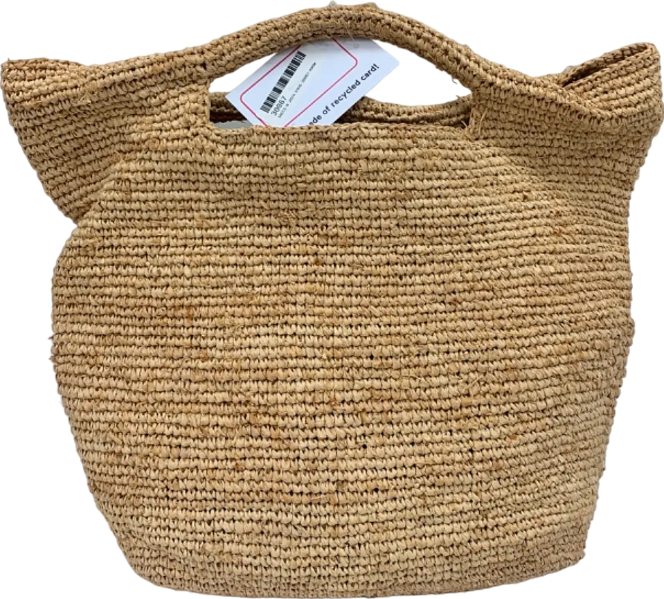 Monday Natural Straw Tote Bag