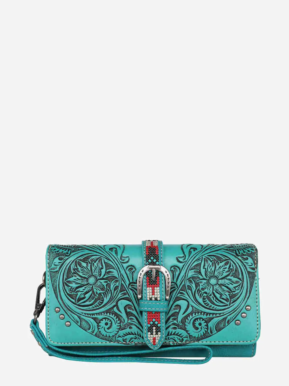 Montana West Vintage Floral Tooled Crossbody Saddle Bag Collection