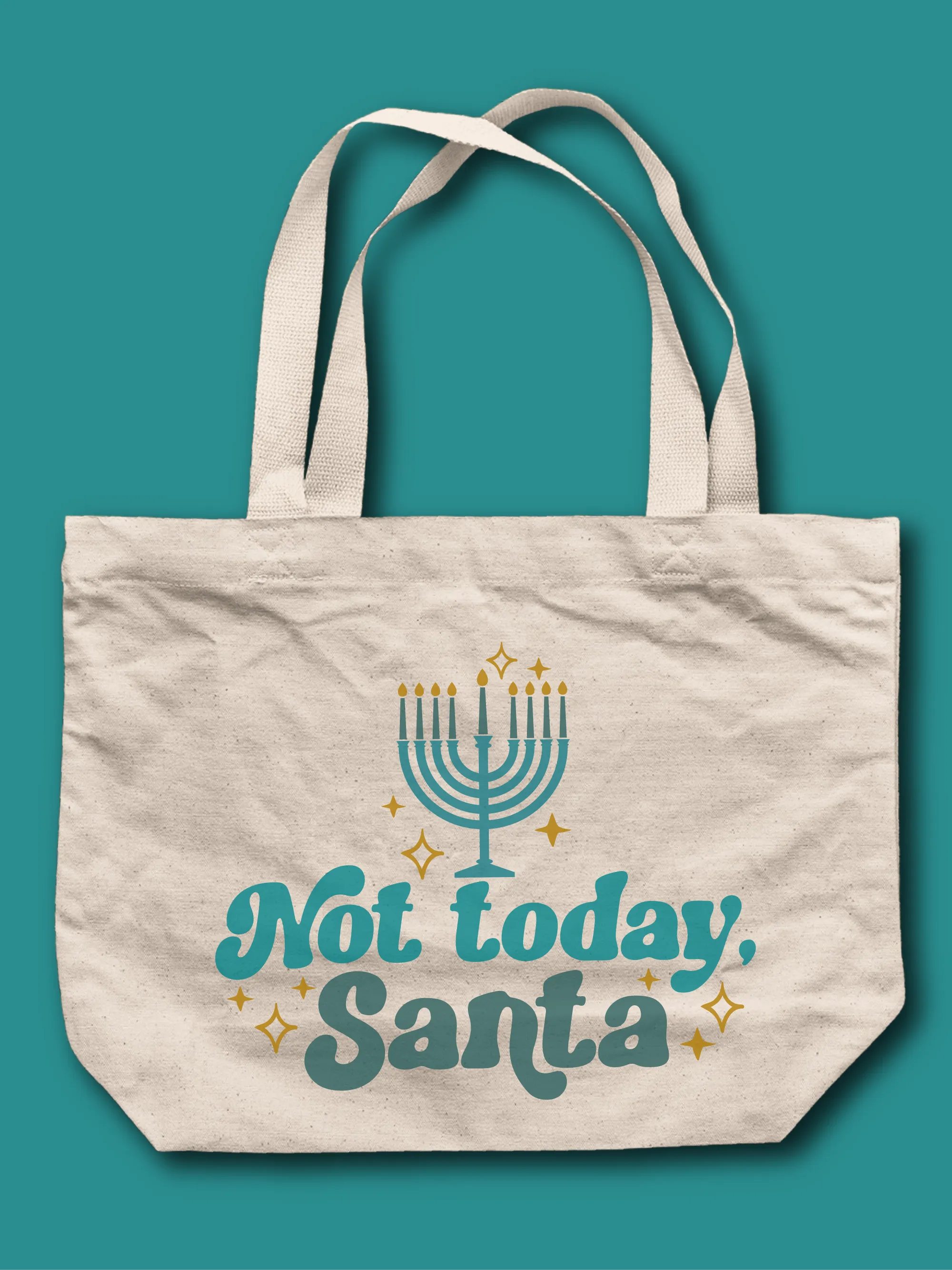 Not Today Santa Tote Bag