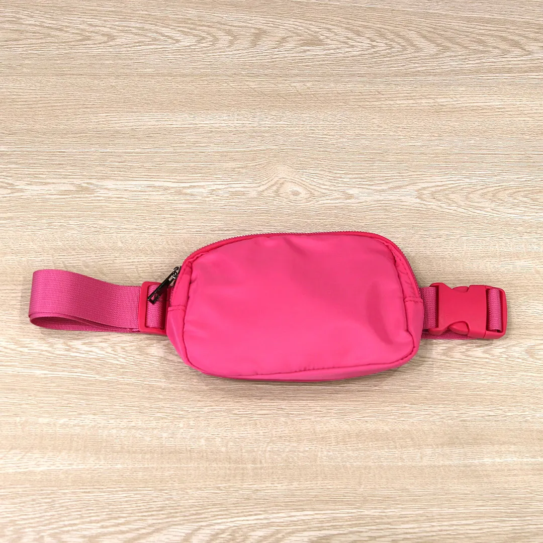 Nylon Belt Bag Hot Pink