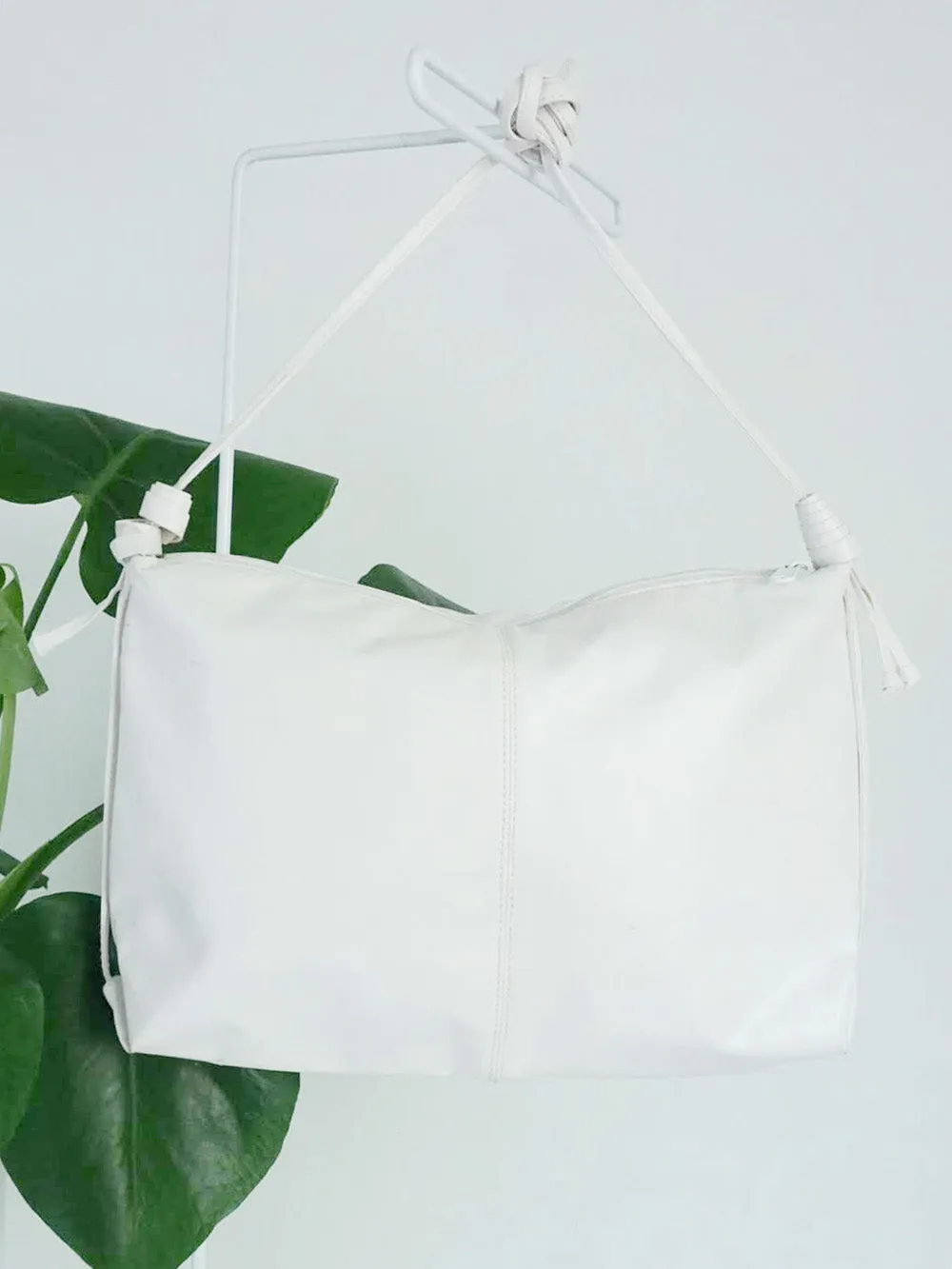 Oversized White CB Purse