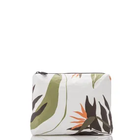 Painted Birds Small Pouch / Neutrals