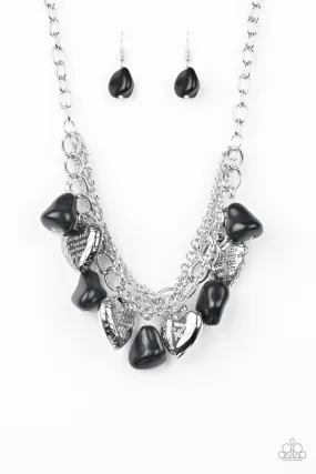 Paparazzi Change Of Heart - Black Necklace