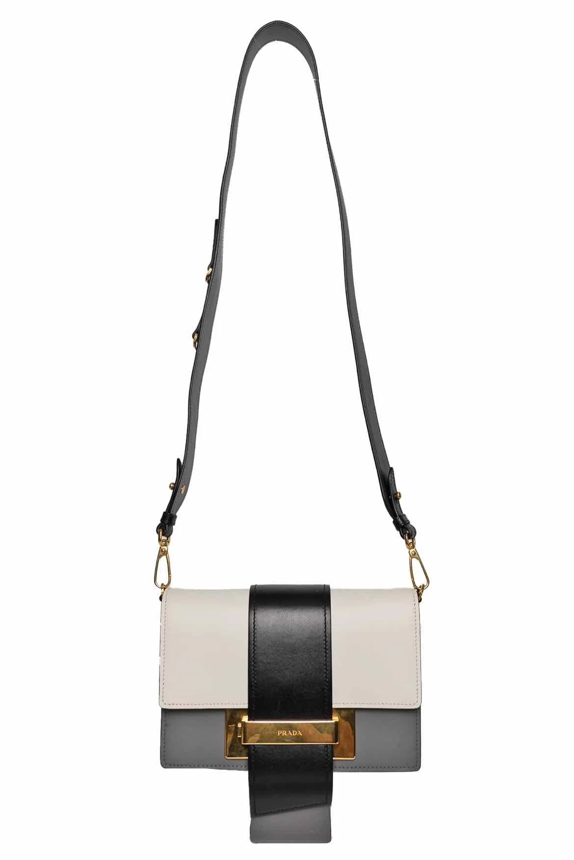 Prada City Calf Plex Ribbon Bag