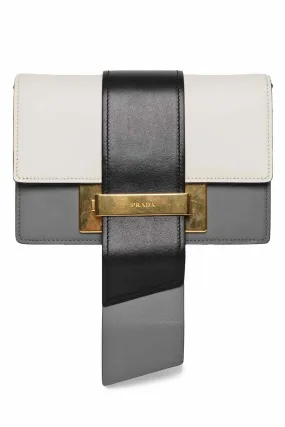 Prada City Calf Plex Ribbon Bag