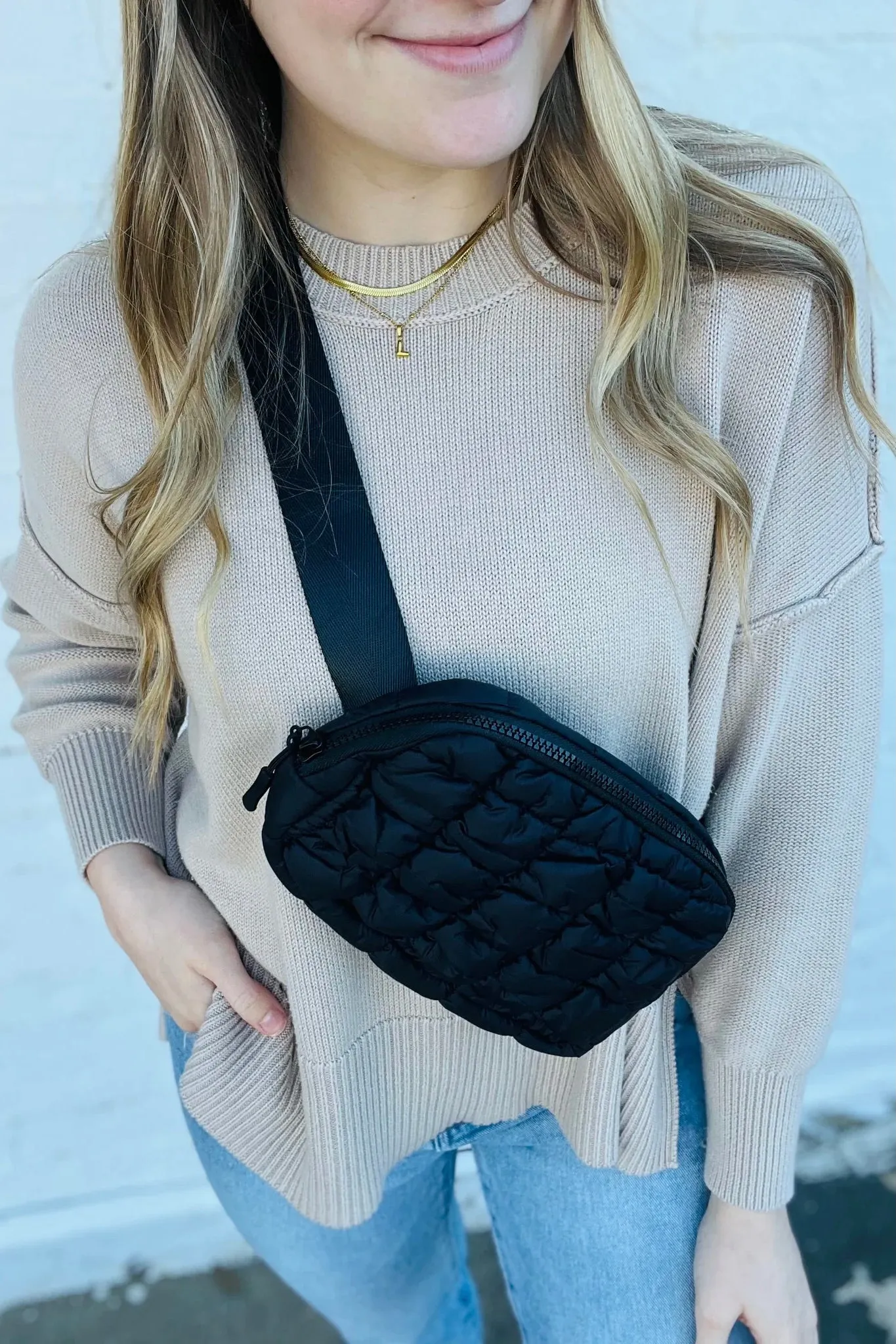 Quilted Belt Bag