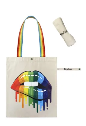 Rainbow Lips Tote