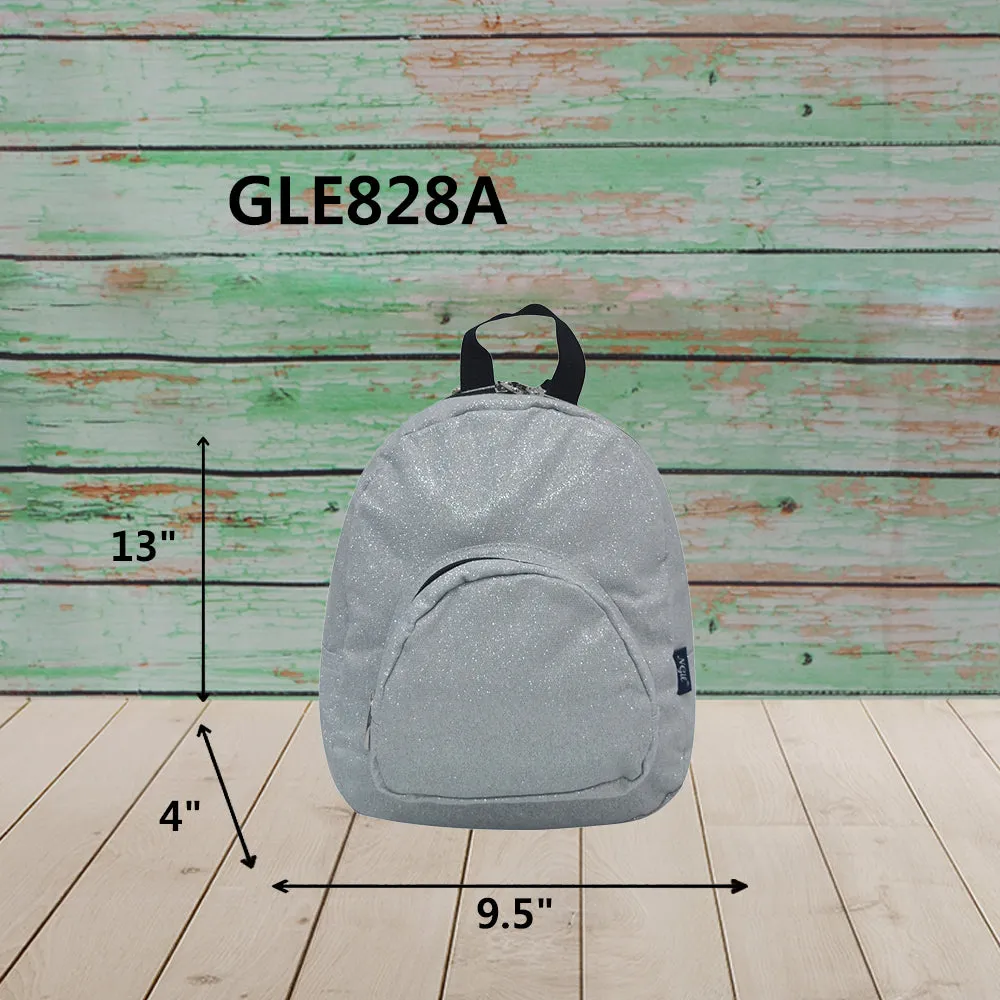 Silver Glitter NGIL Mini Backpack