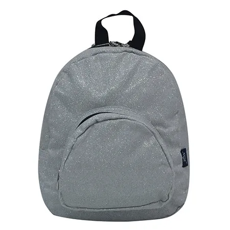 Silver Glitter NGIL Mini Backpack