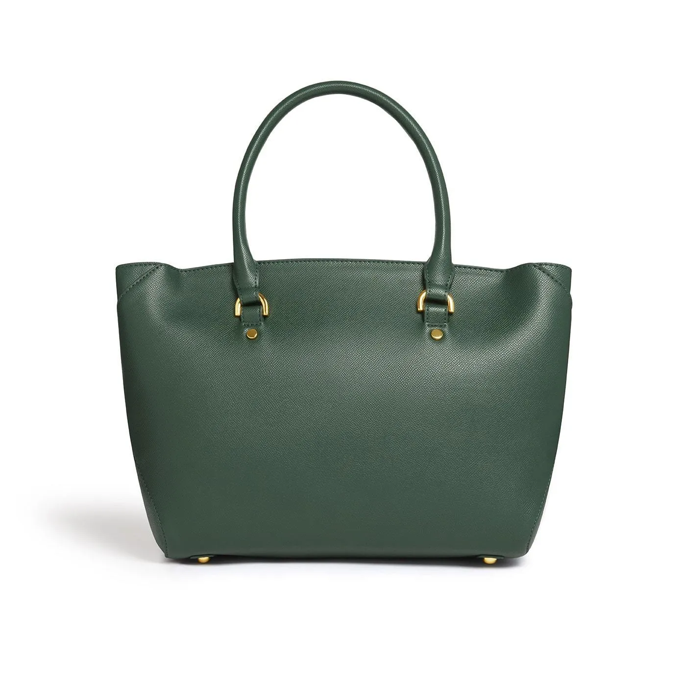 Sophie Vegan Leather Tote Bag | Forest Green