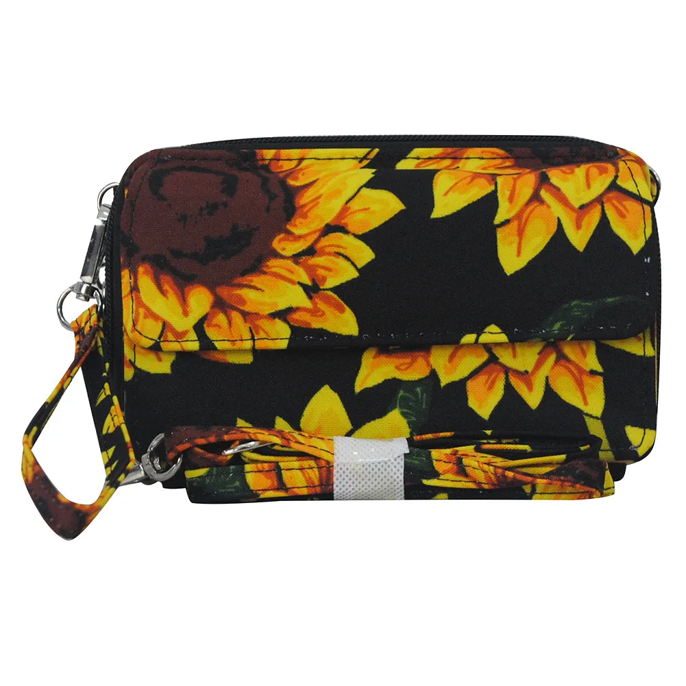 Sunflower NGIL Canvas All In One Wallet