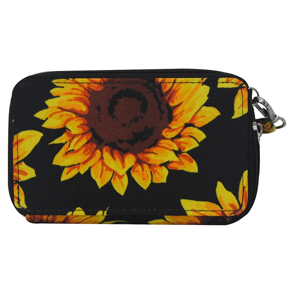 Sunflower NGIL Canvas All In One Wallet