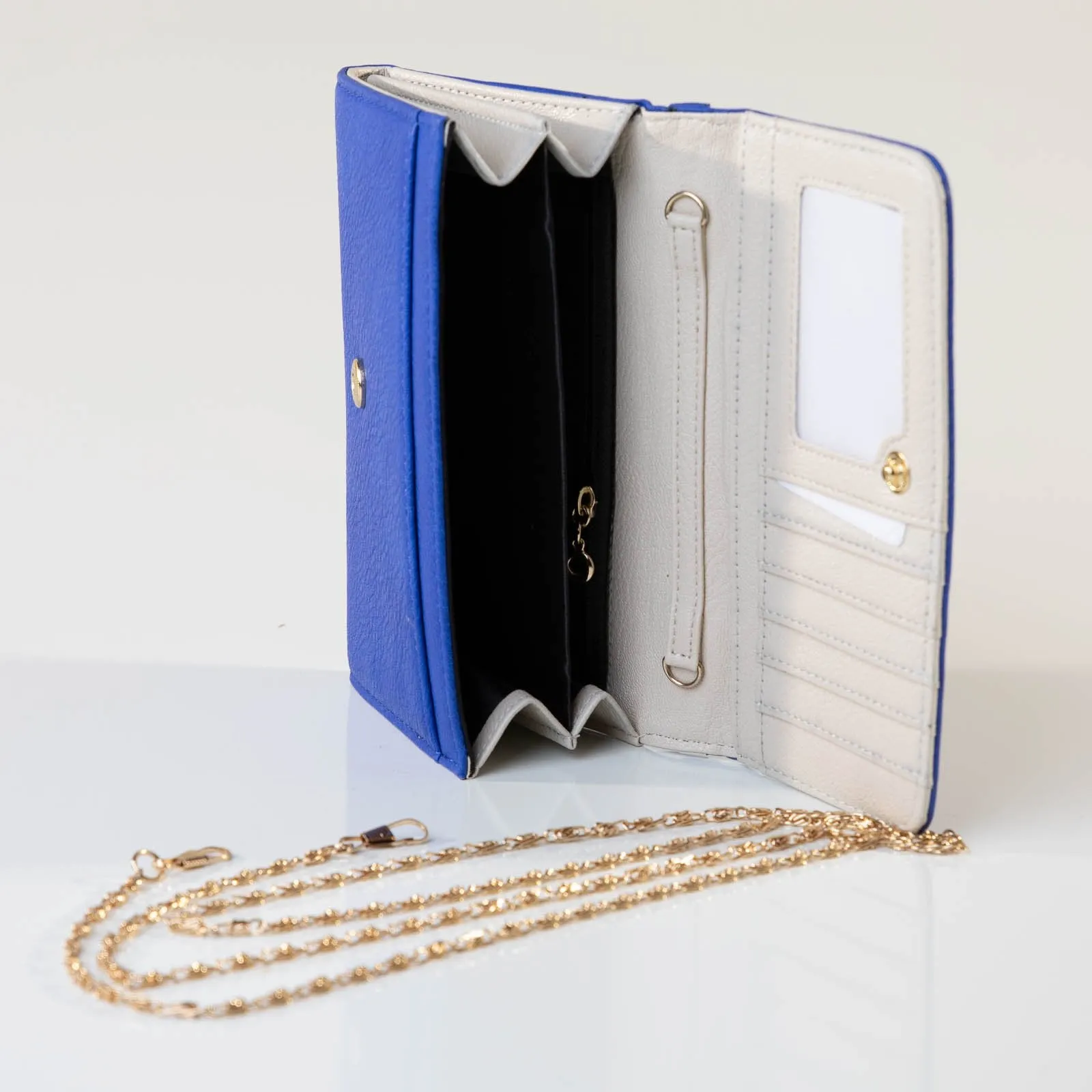 TGB Top Handle and Pocket Wallet - Cobalt