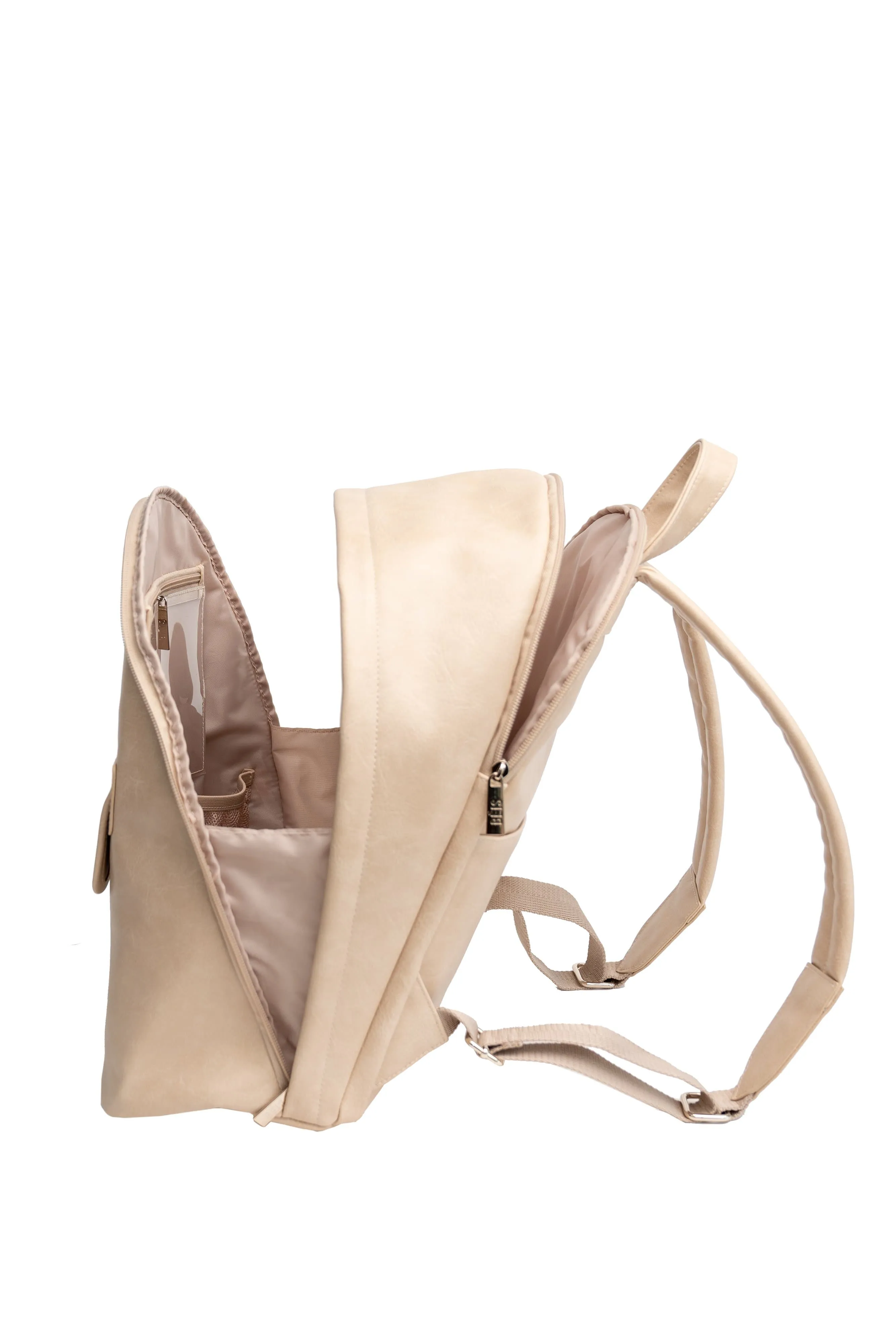 The 2-In-1 Backpack in Beige